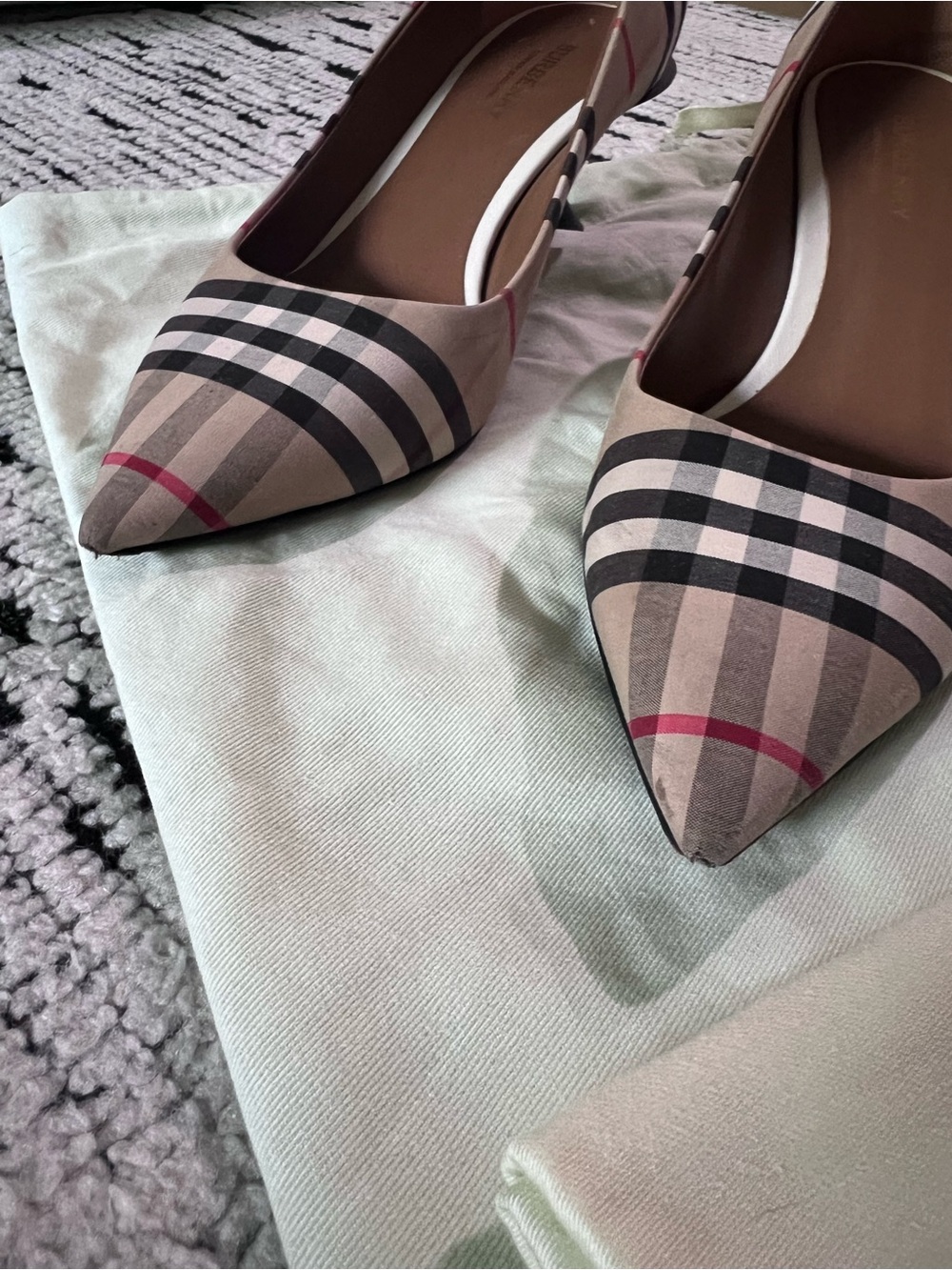 Burberry Vintage check cotton pumps - Picture 2 of 16